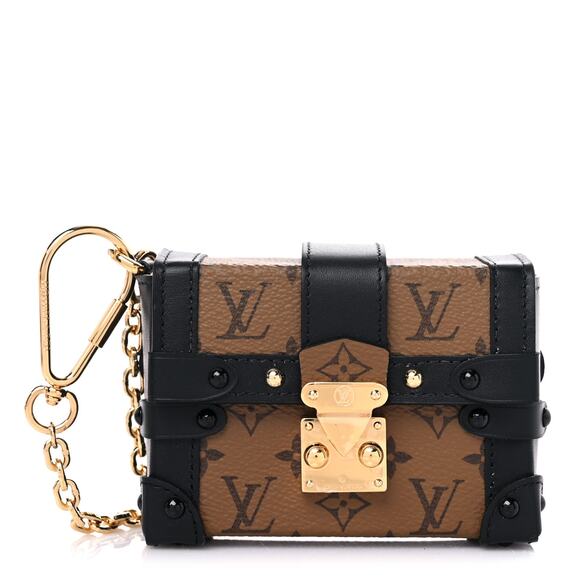 Louis Vuitton Reverse Monogram Trunk Bag Mini Essential Clutch LV VIP gift - Picture 1 of 16